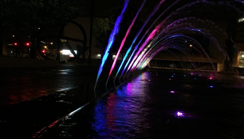 Show Fountain at Retail Center